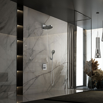 Душевая система Vincea VSFW-3I21T1CH встраиваемая в стену с термостатом