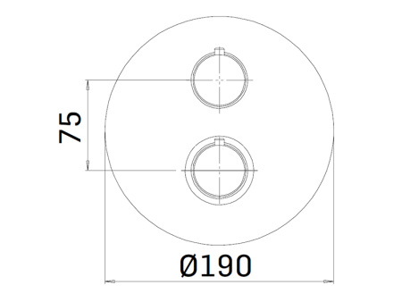 Смеситель для душа Mamoli Pico Lux 3249PE000001 встраиваемый в стену хром