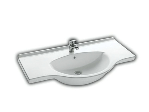 Раковина Hatria SOPHIE 105 см YU9001 подвесная цвет белый
