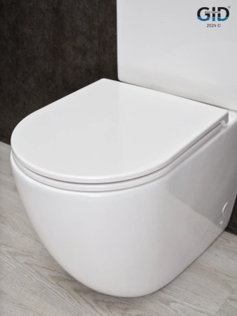 Унитаз напольный с бачком Gid Convexo Tn2188 (62249Y) белый с сиденьем микролифт безободковый
