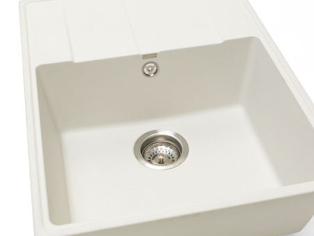 Кухонная мойка Grandex Aqua 600311 65х50 цвет белый поверхность матовая