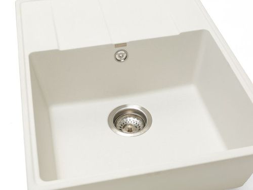 Кухонная мойка Grandex Aqua 600311 65х50 цвет белый поверхность матовая - фото 5