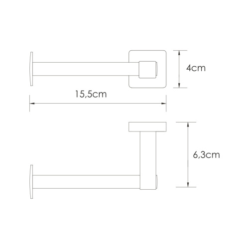 Бумагодержатель WasserKRAFT 8796 - фото 4