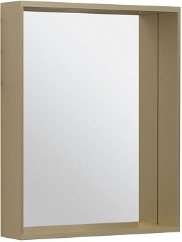 Зеркало в ванную Allen Brau Reality 1.32016.03 60х75 цвет латунь