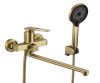 Смеситель для ванны и душа Savol S-009024C настенный золото