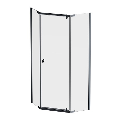 Душевой уголок Am.Pm Sunny W87G-405-9090-BT 88х88 стекло прозрачное профиль черный матовый без поддона - фото 2 Душевой уголок Am.Pm Sunny W87G-405-9090-BT 88х88 стекло прозрачное профиль черный матовый без поддона - фото 2