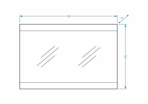 Зеркало в ванную Stella Polar Мадлен SP-00000407 120х80 цвет белый - фото 2