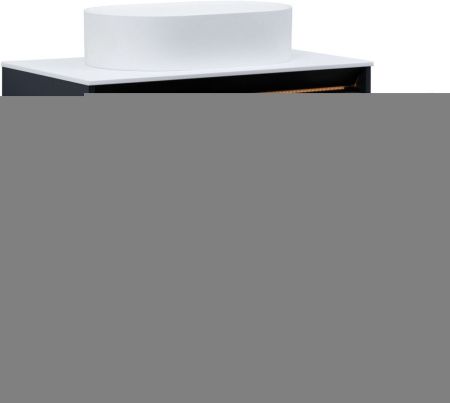 Тумба под раковину Allen Brau Activity 1.34004.AM 80х50 подвесная цвет черный