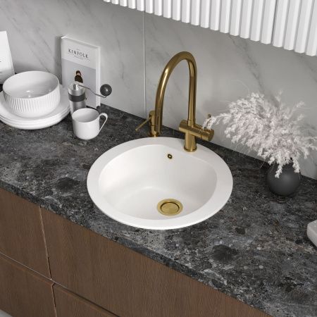 Смеситель для кухни Reflexion Lago RX9904GD на мойку золото