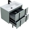 Тумба под раковину Allen Brau Reality 1.32004.PWM 70х50 подвесная цвет зеленый