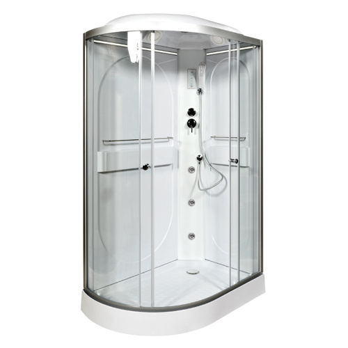 Душевая кабина AvaCan L602RLED+GM 120х80 асимметричная с крышей - фото 3