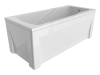 Ванна акриловая Timo HELLA HELLA1775 170х75 пристенная прямоугольная без каркаса