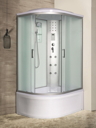 Душевая кабина River DUNAY XL 120/80/44 МТ R -10000006181 120х80 асимметричная с крышей