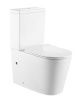 Унитаз-компакт напольный с бачком Iberica Blanca Burgos alto IB.BRA.121.1B1 белый с сиденьем микролифт безободковый каскадный смыв