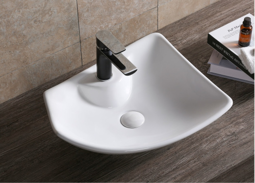 Раковина из сантехнического фарфора Cerutti SPA CR7054 50х40 накладная цвет белый