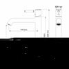 Смеситель для раковины Wonzon & Woghand Tor WW-88019073-MB на столешницу черный