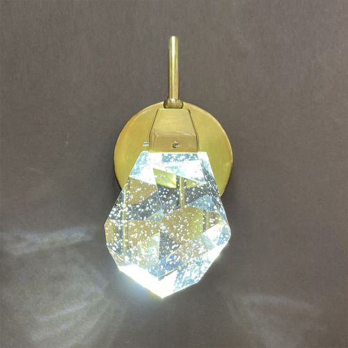 Бра Delight Collection Crystal rock (Црыстал роцк) MD-020B-wall gold - фото 2