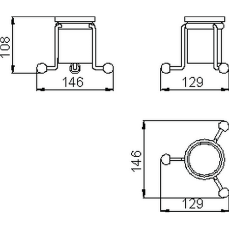 Стакан Cisal Croisette 4026.01H.CR