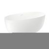 Ванна акриловая Wellsee Éclatant 231301000 160х75 отдельностоящая овальная с ножками