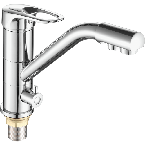 Смеситель для кухни Fashun A4304 на мойку хром - фото 2