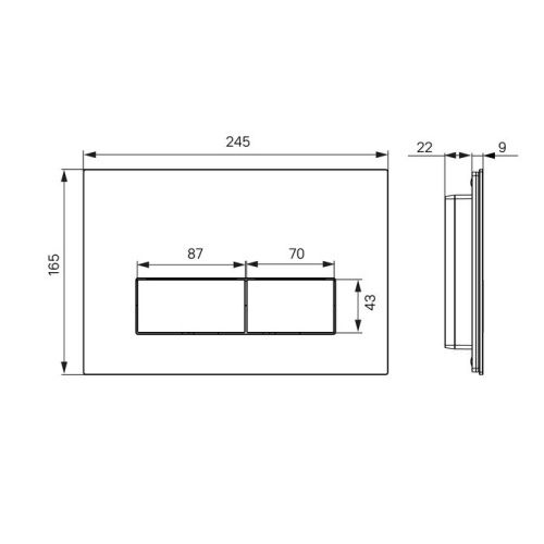 Клавиша смыва механическая IDDIS On-X ONX01W0i77 цвет белый - фото 3
