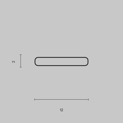 Алюминиевый профиль технический Maytoni Led Strip ALM-1202-S-2M - фото 2