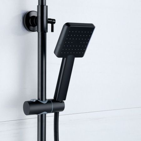 Душевая стойка Bond Cube B01-9488 настенная цвет черный