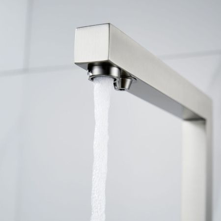 Смеситель для кухни Shevanik S148L на мойку сатин