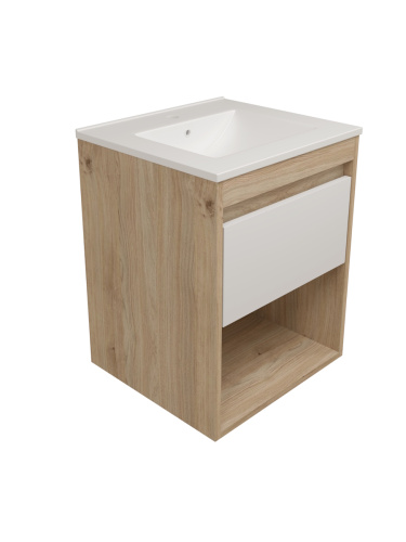 Фасад для тумбы под раковину Teymi Vitra T60406 47х2х23 цвет белый - фото 2