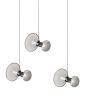 Люстра подвесная Lumina Deco Warni (Варни) LDP 6819-3 GY
