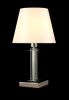 Настольная лампа Crystal Lux Nicolas (Ницолас) NICOLAS LG1 NICKEL/WHITE