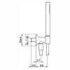 Душевой гарнитур Cisal Vita VI00303321 настенный хром