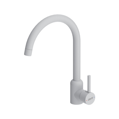 Смеситель для кухни Dorff Logic D3007033 на мойку белый