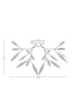 Светильник потолочный Freya Iris (Ирис) FR5067CL-27B