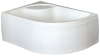 Душевой уголок Royal Bath BK RB8120BK-C-CH-L 120х80 стекло рифленое профиль хром с поддоном