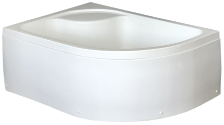 Душевой уголок Royal Bath BK RB8120BK-C-CH-L 120х80 стекло рифленое профиль хром с поддоном