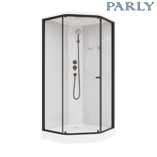 Душевая кабина Parly Penta P91B 90х90 трапеция с крышей - фото 3