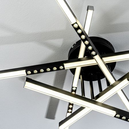 Светильник потолочный LED4U L5115-5 BK