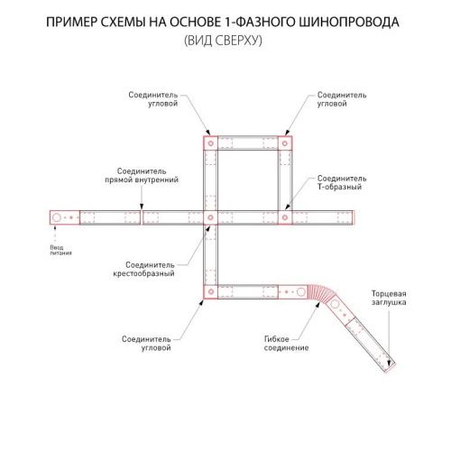 Шинопровод встраиваемый однофазный Elektrostandard Track Rail (Трацк Раил) 4690389178535 - фото 4
