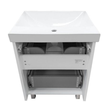 Тумба с раковиной Comforty Дублин 00004137134CF 60х50 напольная цвет белый