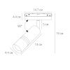 Трековый магнитный светильник Arte Lamp Expert (Експерт) A5741PL-1BK