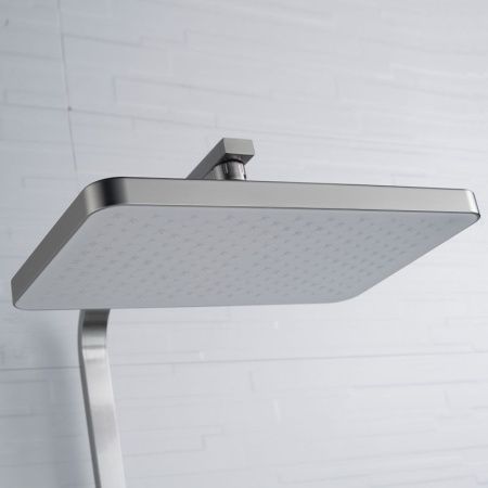 Душевая стойка Shevanik S7036L настенная цвет серый