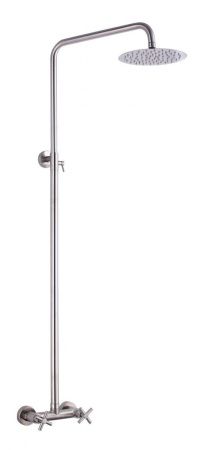 Душевая стойка Fmark FS8405 настенная цвет серый