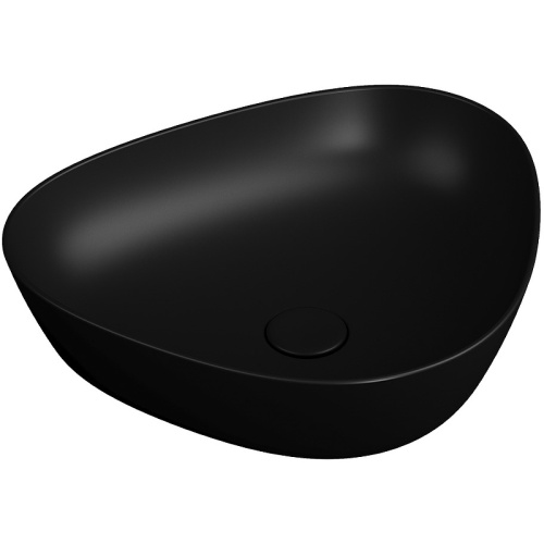 Раковина Vitra Plural 47 см 7812B483-0016 накладная цвет черный матовый