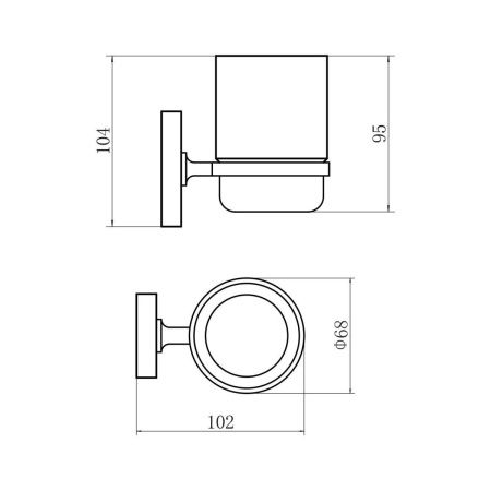 Стакан Fashun A1906