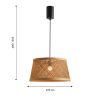 Светильник подвесной Favourite Vimini (Вимини) 4829-1P