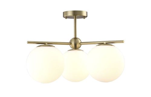 Люстра на штанге Crystal Lux Feliz (Фелиз) FELIZ SP-PL3 BRONZE/WHITE - фото 2