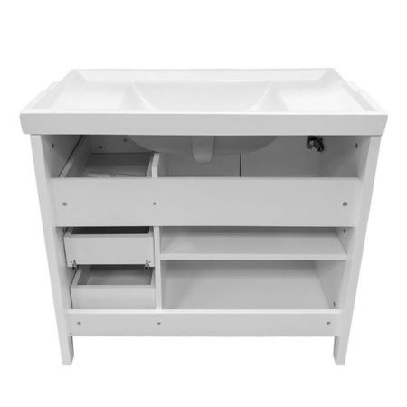 Тумба с раковиной Comforty Тбилиси 00003132630CF 90х50 напольная цвет белый