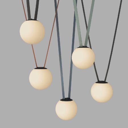 Трековый однофазный светильник Denkirs Belty orb (Белты орб) DK5553-BK
