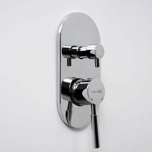 Смеситель для ванны и душа WasserKRAFT Main 4100 4141 встраиваемый хром - фото 2